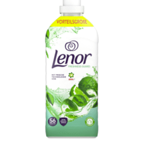 Lenor Freshness Guard осигурява 24-часова свежест и защита срещу миризми с технологията на Ariel. Подходящ за всички тъкани, дерматологично тестван и без оцветители, този омекотител прави дрехите меки и ароматизирани.