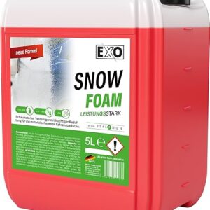 EXO SNOW FOAM – pH-неутрален шампоан за безконтактно почистване на автомобили с плодово ухание, 5 литра