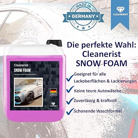 Cleanerist Snow Foam PINK – Концентриран шампоан за автомобили, 10 литра - Image 2