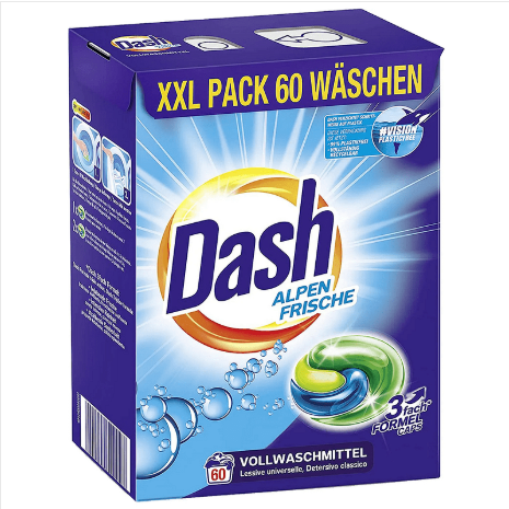 Капсули Dash Alpen Frische, 60 пранета