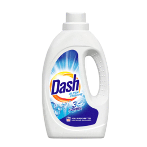 Dash Color Frische 1.1L – Течен перилен препарат за цветни дрехи, 20 пранета, запазващ цветовете и придаващ свеж аромат.