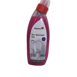 WC-Reiniger Gel – 0.75L е мощен гел за почистване на тоалетни и санитарни помещения. Съдържа метансулфонова и лимонена киселина, които ефективно премахват варовик, ръжда и уринен камък, без да увреждат хромирани повърхности. Гелообразната формула осигурява продължително действие, а практичната наклонена бутилка улеснява нанасянето. Подходящ за ежедневна употреба, с приятен свеж аромат. Произведено в Германия. 🚽✨