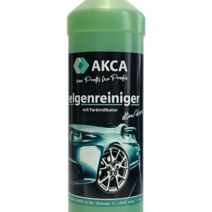 AKCA Felgenreiniger Ultra Glanz 1L – Професионален препарат за почистване на автомобилни джанти с цветен индикатор
